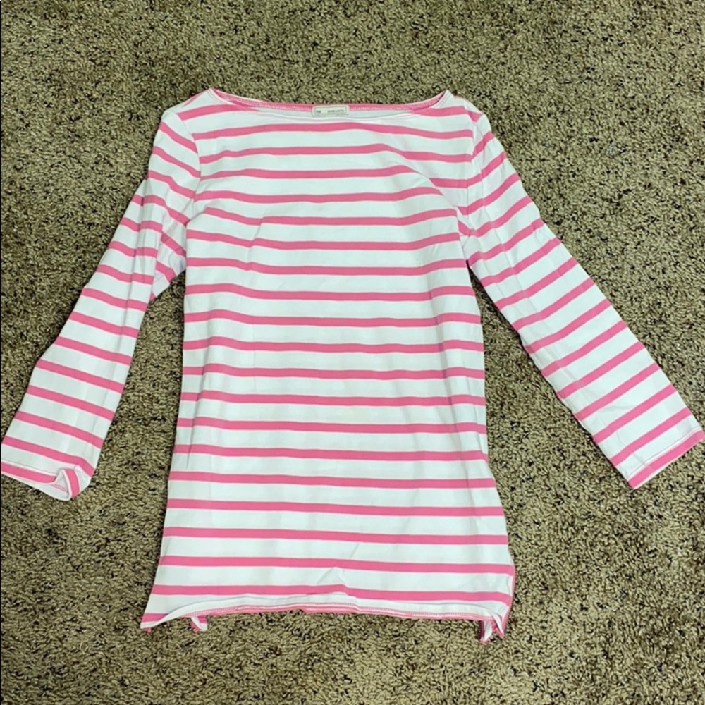 MAKE AN OFFER Gap Pink striped shirt